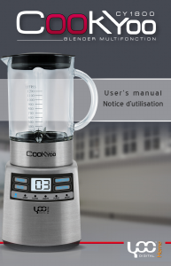 Bruksanvisning YooDigital CookYoo 1800 Blender