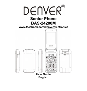 Mode d’emploi Denver BAS-24200M Téléphone portable