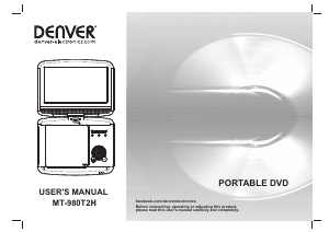Instrukcja Denver MT-980T2H Odtwarzacz DVD