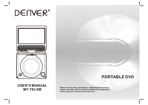 Manual Denver MT-783NB Leitor de DVD
