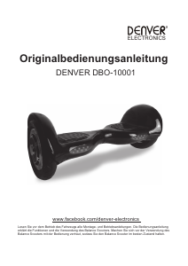 Handleiding Denver DBO-10001 Hoverboard