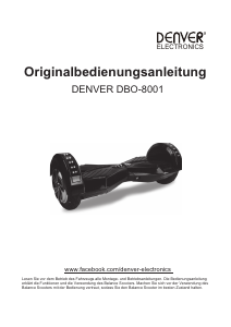 Instrukcja Denver DBO-8001 Deskorolka elektryczna