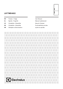 Manuál Electrolux LNT7ME46X2 Lednice s mrazákem