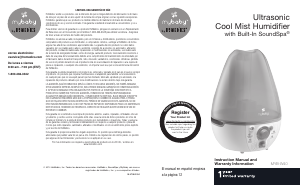 Manual Homedics MYB-W40 Humidifier