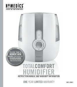 Manual Homedics UHE-CM65 Humidifier