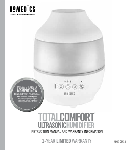 Manual Homedics UHE-CM18 Humidifier