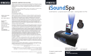 Bruksanvisning Homedics SS-7000A-RT Dockningshögtalare