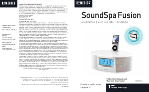 Bruksanvisning Homedics SS-6510 Dockningshögtalare