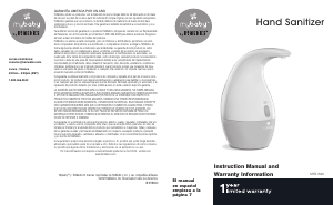 Manual de uso Homedics MYB-W20 Dispensador de jabón