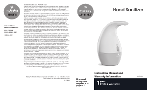 Handleiding Homedics MYB-W20 Zeepdispenser