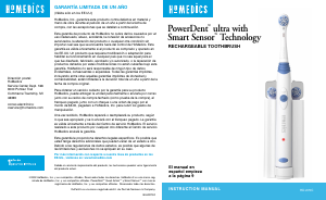 Manual de uso Homedics HD-270 Cepillo de dientes eléctrico