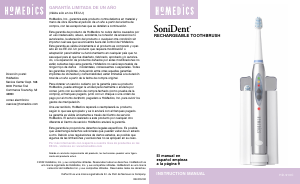 Manual Homedics HD-510 Electric Toothbrush