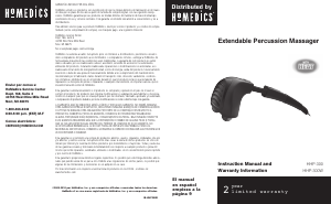 Manual de uso Homedics HHP-300 Masajeador