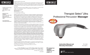 Manual Homedics PA-100H Massage Device
