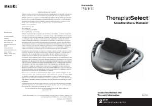 Manual de uso Homedics SM-100 Masajeador