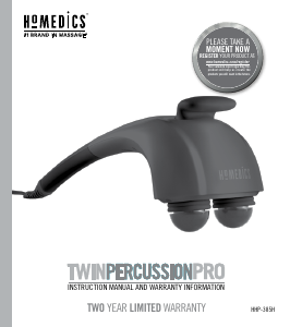Manual de uso Homedics HHP-385H Masajeador