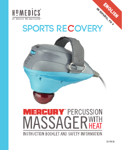 Bruksanvisning Homedics SR-PRCM Massageapparat