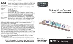 Handleiding Homedics TE-120 Thermometer
