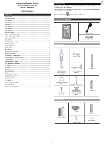 Handleiding Oregon WMR 90A Weerstation