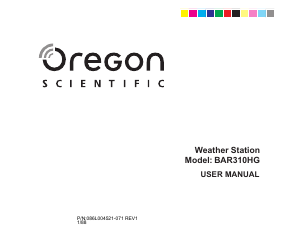 Manuale Oregon BAR 310HG Stazione meteorologica