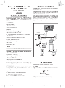 Manuale Oregon WMR 928NX Stazione meteorologica