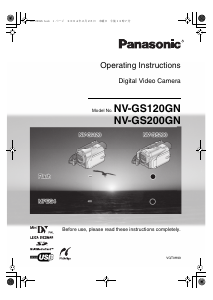Bruksanvisning Panasonic NV-GS200GN Videokamera