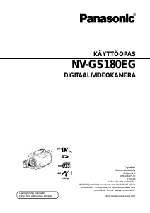 Käyttöohje Panasonic NV-GS180EG Kameranauhuri