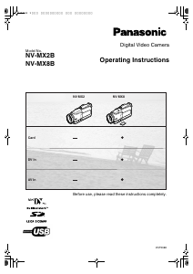 Manual Panasonic NV-MX2B Camcorder