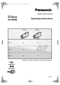 Handleiding Panasonic NV-MX8B Camcorder