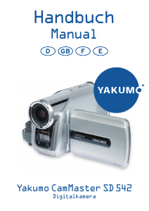 Mode d’emploi Yakumo SD 542 CamMaster Caméscope