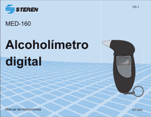Bruksanvisning Steren MED-160 Alkoholmätare