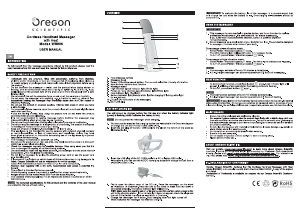 Bedienungsanleitung Oregon WS906 Massagegerät