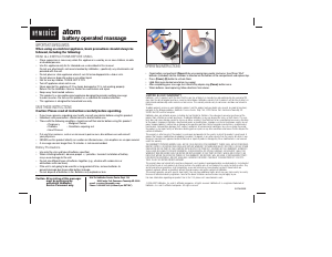 Handleiding Homedics PM-35BX Massageapparaat