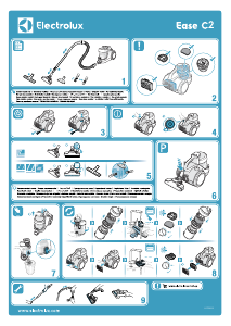 Manual de uso Electrolux ECC21-2IW Aspirador