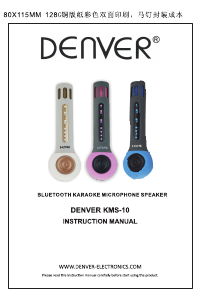 Manual de uso Denver KMS-10 Micrófono
