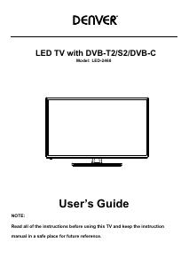 Manual Denver LED-2268 LED Television