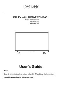 Handleiding Denver LED-3267T2CS LED televisie
