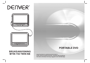 Bruksanvisning Denver MTW-756TWINNB DVD spelare