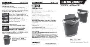 Handleiding Black and Decker CC1000 Papiervernietiger