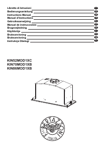 Handleiding Bertazzoni KIN86MOD1XB Afzuigkap