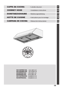 Manuale Bertazzoni KU120PRO1XA Cappa da cucina