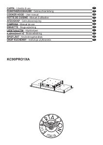 Instrukcja Bertazzoni KC90PRO1XA Okap kuchenny