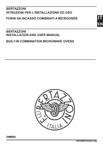 Manual Bertazzoni F457HERVTND Oven
