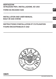 Manual Bertazzoni F605HERGKNE Oven