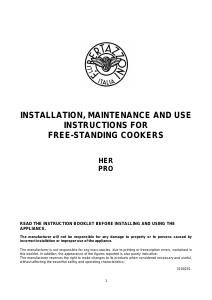 Bruksanvisning Bertazzoni PRO906MFESXE Spis