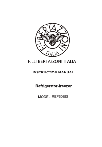Manuale Bertazzoni REF60BIS Frigorifero-congelatore