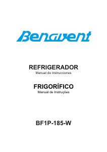Manual Benavent BF1P185W Frigorífico