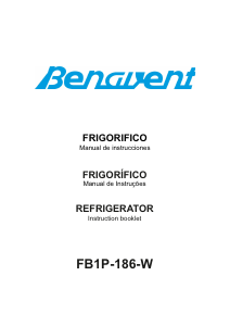Manual Benavent FB1P186W Refrigerator