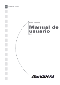 Manual de uso Benavent LB8 Lavadora