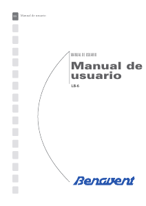 Manual de uso Benavent LB6 Lavadora
